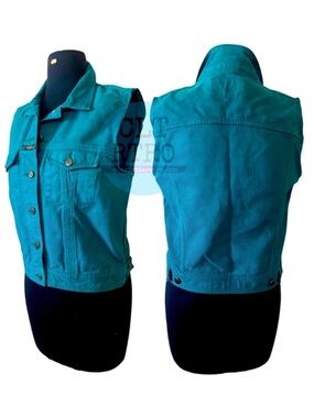 90s vtg Marithe & Francois Girbaud • Denim Vest • (36)